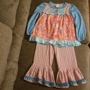 Matilda jane Christmas pajamas size 4